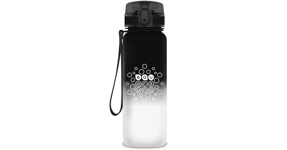 Ars Una BPA-mentes színátmenetes kulacs matt – 800 ml – BlackWhite Vásárlói kedvenc