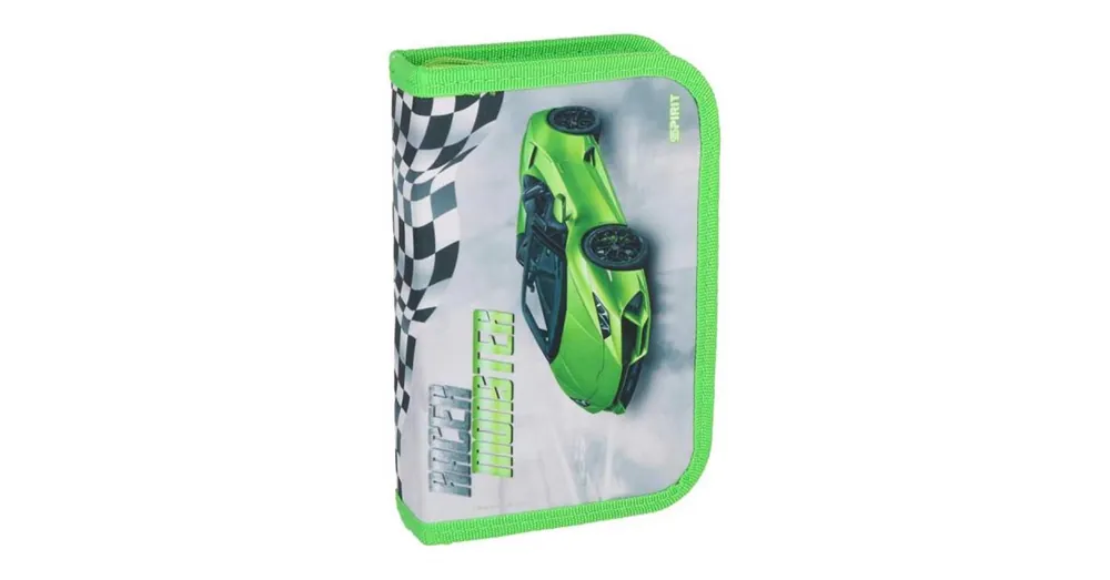 Ajánlat Spirit Racer Monster autó mintás töltött kihajtható tolltartó 28 db-os