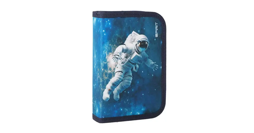 Kiárusítás Spirit Space űrhajós mintás töltött kihajtható tolltartó 28 db-os