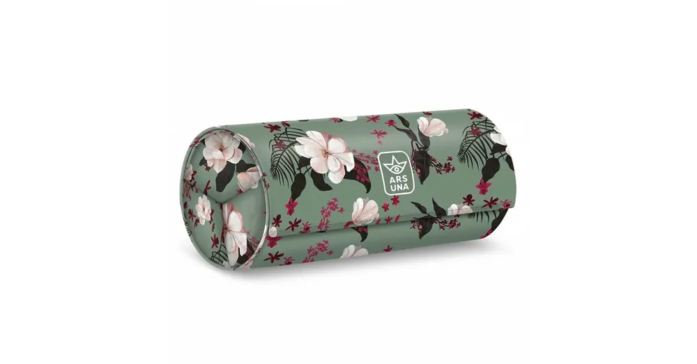 Ars Una Flowery green feltekerhető tolltartó 20×9x9 cm Kiárusítás