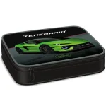 Végkiárusítás Ars Una Zöld Lamborghini mintás többszintes tolltartó 15,5×22,5×4,5 cm