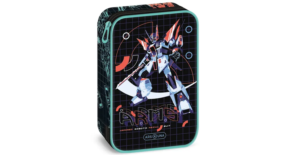 Ars Una A.R.M.S. robot mintás többszintes tolltartó 15,5×22,5×4,5 cm Nézd meg most