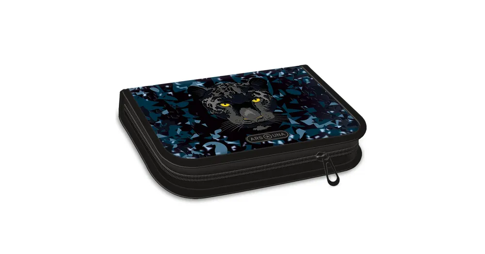 Szuper ajánlat Ars Una Black Panther kihajtható töltött tolltartó 12,8×19,3×3,6 cm