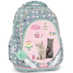 Ars Una Cute Animals tea party cicás anatómiai iskolatáska, hátizsák 33×43×22 cm Ne maradj le