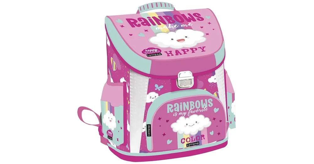 ICO Lizzysuli Prémium Lollipopp Rainbow ergonomikus iskolatáska, hátizsák 39×35×24 cm Népszerű