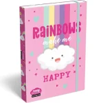 Árengedmény ICO Lizzysuli Lollipop Rainbow gumis füzetbox A/4