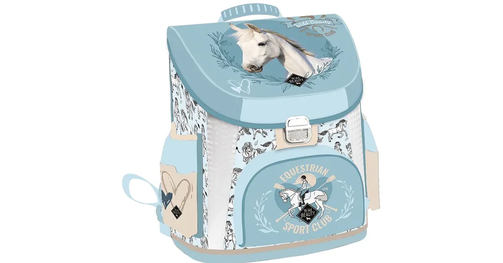 ICO Lizzysuli Wild Beauty Sport Club lovas ergonomikus iskolatáska, hátizsák 39×35×24 cm Árcsökkenés