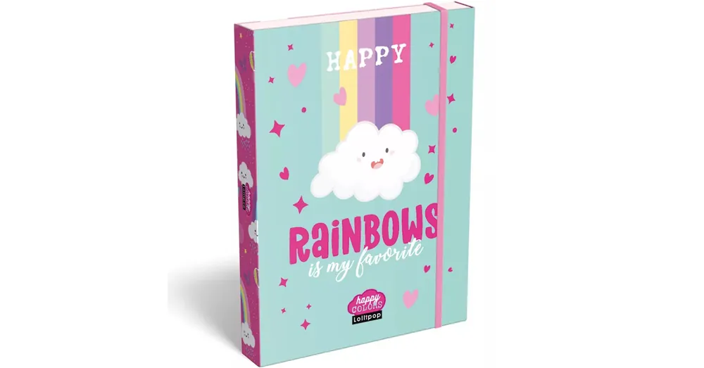 ICO Lizzysuli Lollipop Rainbow gumis füzetbox A/5 Szezonális akció