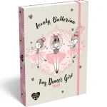 Ajánlat ICO Lizzysuli Tiny Dancer Ballerina gumis füzetbox A/4