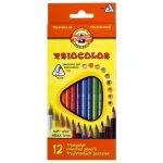 ICO Koh-I-Noor Tricolor háromszögletű színes ceruza szett 12 db-os Újdonság