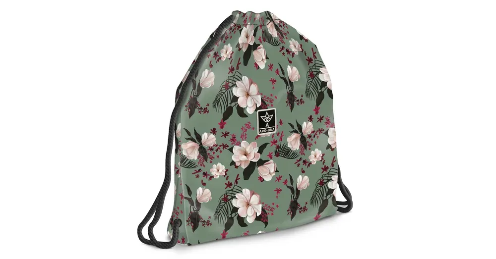 Ars Una Flowery Green tinédzser tornazsák, sportzsák 37,5×46 cm Legkelendőbb