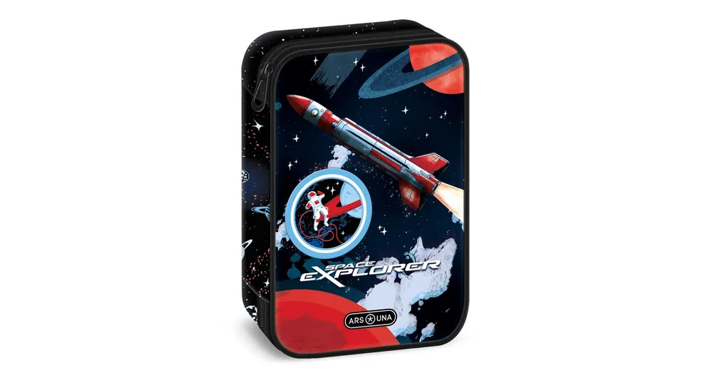 Szezonális akció Ars Una Space Explorer többszintes tolltartó 15,5×22,5×4,5 cm