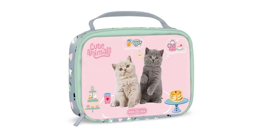 Ars Una Cute Animals Tea party cicás thermo uzsonnás táska 20×14×6,5 cm Legjobb ár