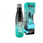 Nebulo Thermo Kulacs 460ml beépített BLUETOOTH hangszóróval fekete-türkiz színben Legkelendőbb