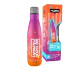 Nebulo Thermo Kulacs 460ml beépített BLUETOOTH hangszóróval rózsa-narancs színben Biztonságos fizetés