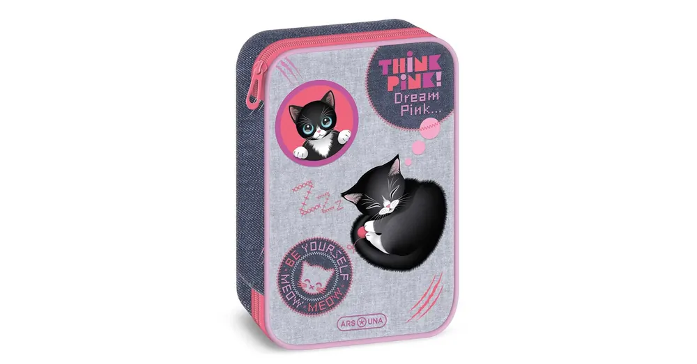 Ars Una Think Pink többszintes tolltartó 15,5×22,5×4,5 cm Exkluzív ajánlat