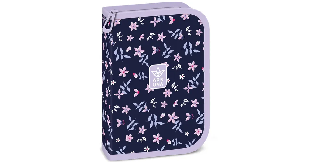 Ars Una Navy bloom virágos kihajtható töltött tolltartó 12,8×19,3×3,6 cm Biztonságos fizetés