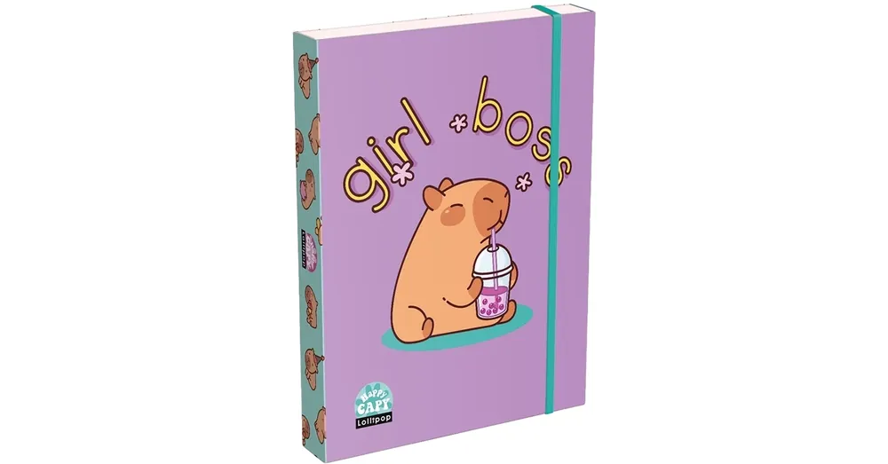 Gyors szállítás ICO Lizzysuli Lollipop Capybara mintás füzetbox A/5