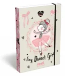 Ajánlat ICO Lizzysuli Tiny Dancer Lovely Ballerina mintás füzetbox A/5