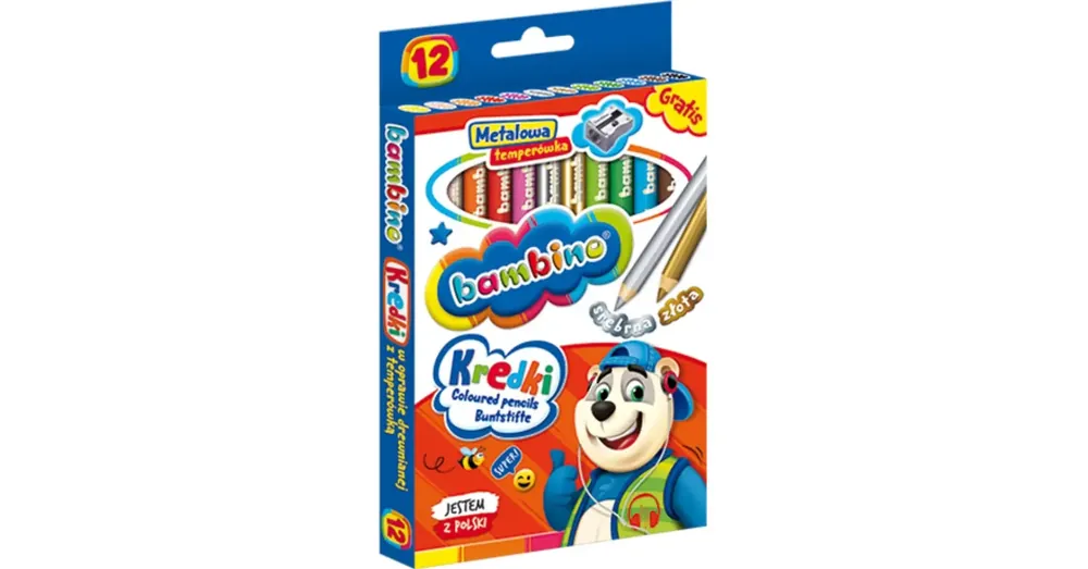 Bambino Jumbo színes ceruza 12db-os szett hegyezővel Ajánlat
