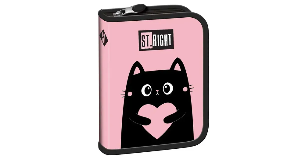 St.Right Purrfect Love kihajtható tolltartó PC03 20,5x14x3,5cm Árcsökkenés