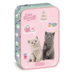 Biztonságos fizetés Ars Una Cute Animals - Tea Party cicás emeletes tolltartó