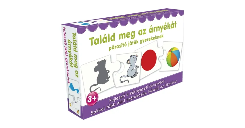 Találd meg az árnyékát párosító játék Akciós ár
