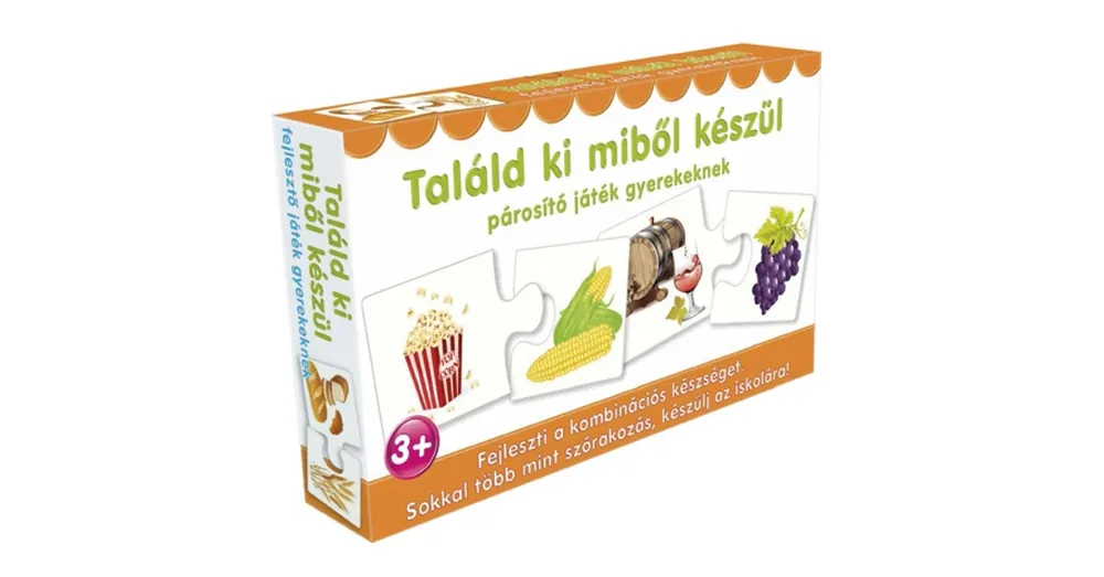 Szuper akció Találd ki miből készül párosító játék