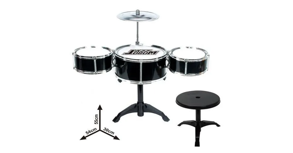 Legkelendőbb Jazz Drum állványos 4 részes játék dobfelszerelés székkel