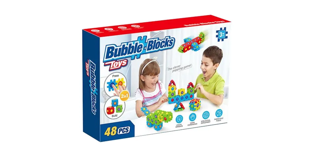 Bubble Blocks építőjáték szett 48 db-os Akciós ár
