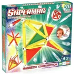 Olcsó Supermag 48 db-os mágneses építőjáték szett panelekkel