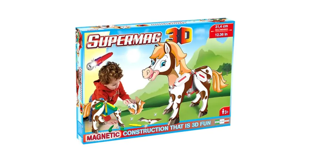 Supermag 3D Póni mágneses építőjáték Korlátozott ajánlat