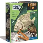 Science Play Piranha fluoreszkáló régészeti készlet – Clementoni Végkiárusítás