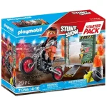 Csak ma Playmobil Starter Pack – Kaszkadőr motorral és tüzeskarikával (71256)