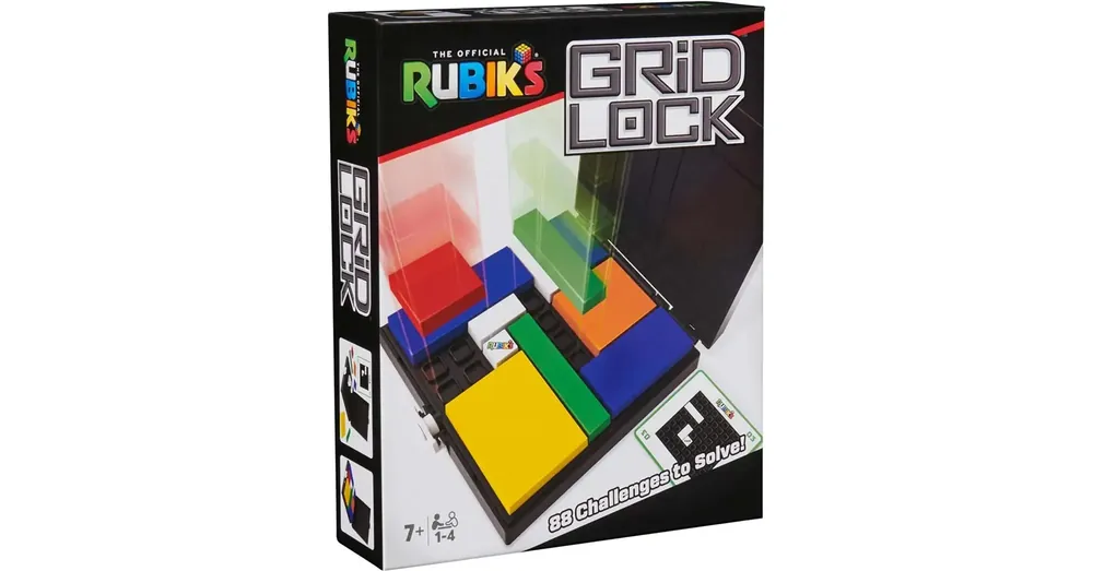 Vásárlói kedvenc Rubik Grid Lock logikai játék 88 feladvánnyal – Spin Master