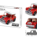 Alacsony ár WANGE® 2885 kompatibilis autós építőjáték 115 db építőkocka Supercar piros mini