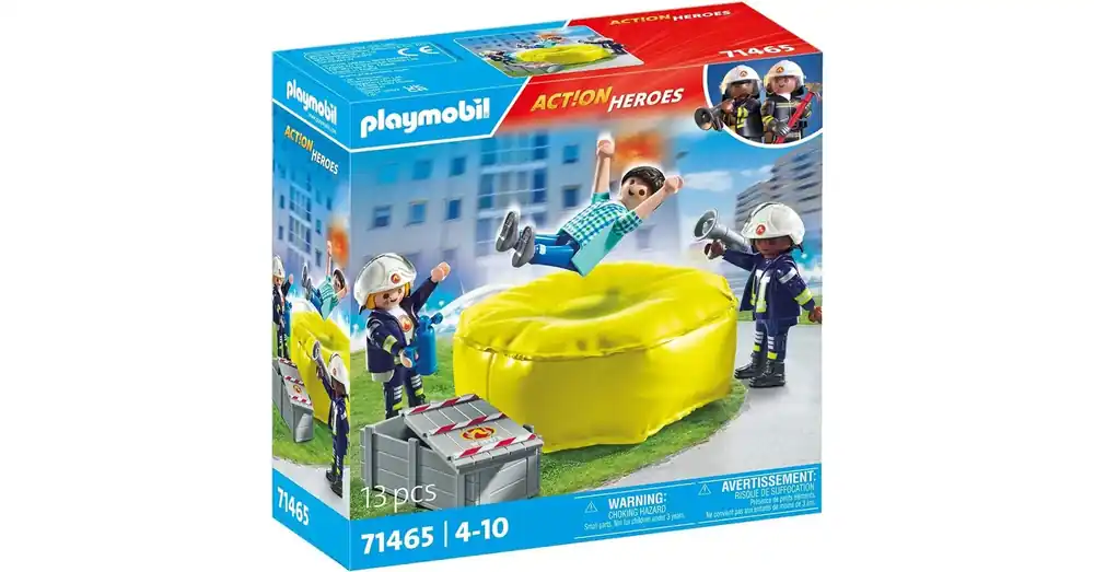 Olcsó Playmobil Tűzoltók légpárnával (71465)
