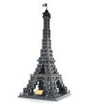Legkelendőbb WANGE® 5217 kompatibilis építőjáték 976 db építőkocka A párizsi Eiffel torony – Franciaország
