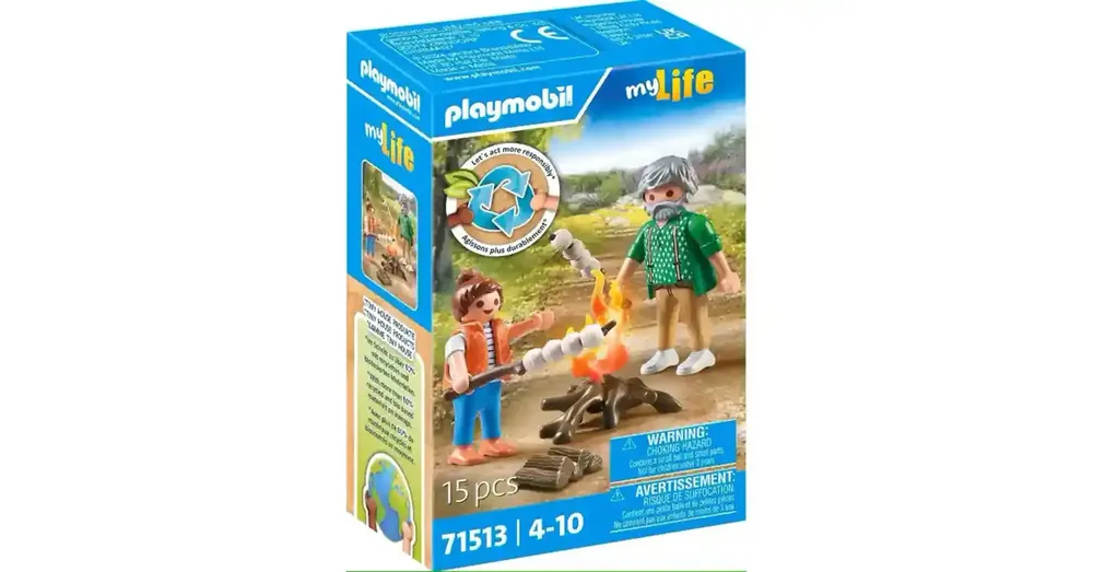 Árcsökkenés Playmobil Tábortűz pillecukorral (71513)