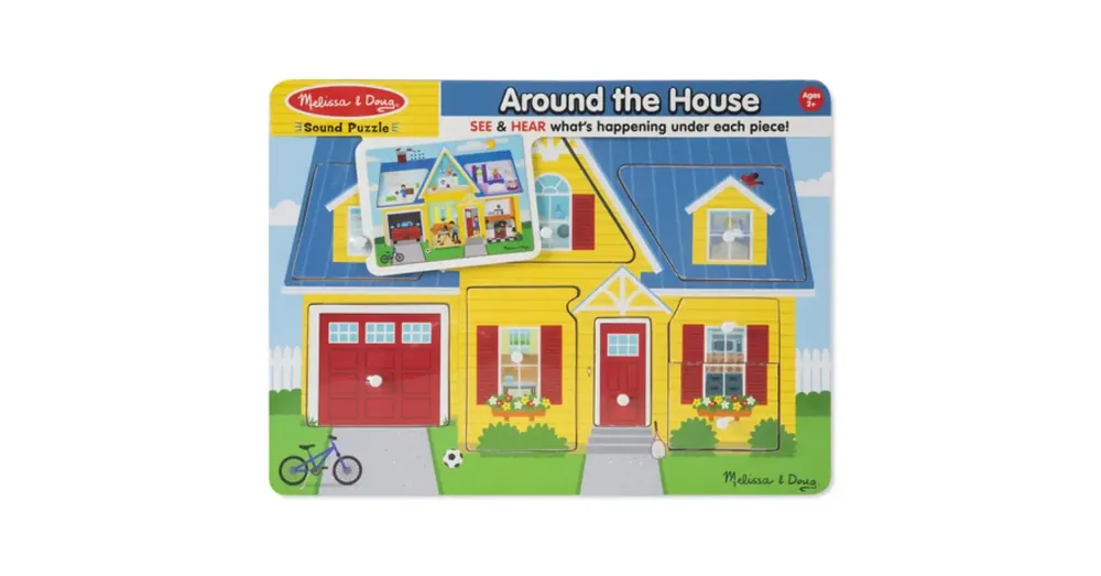 A ház körül hangos puzzle – Melissa Doug Biztonságos fizetés