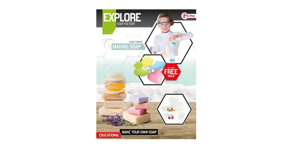 Explore Factory Szappankészítő tudományos szett Exkluzív ajánlat