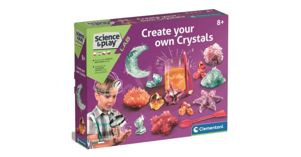 Biztonságos vásárlás SciencePlay Kristálykészítő játék készlet – Clementoni
