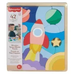 Bestseller Fisher Price Wood fa űrhajós kirakó – Mattel