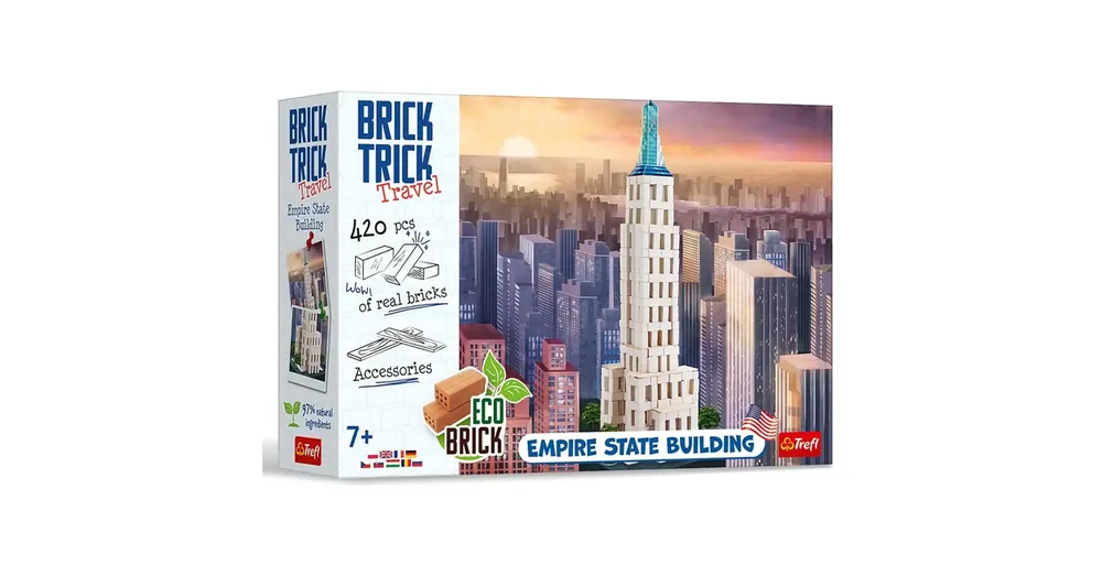 Utolsó esély Brick Trick Téglából építünk Empire State Building XL építőjáték – Trefl