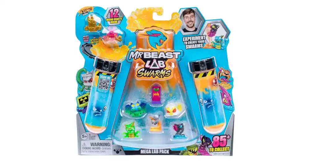Mr. Beast Lab Swarms Nagy Szörnylabor 12 db-os szett 2. széria Ne maradj le