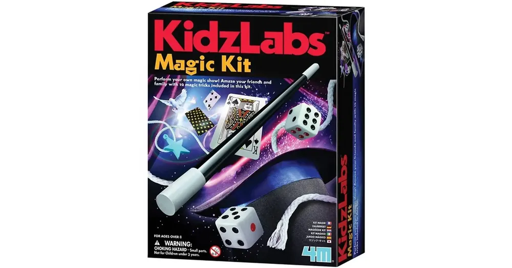 Kedvezményes ár KidzLabs Bűvésztrükk Készlet – 12 varázslatos trükk egy dobozban