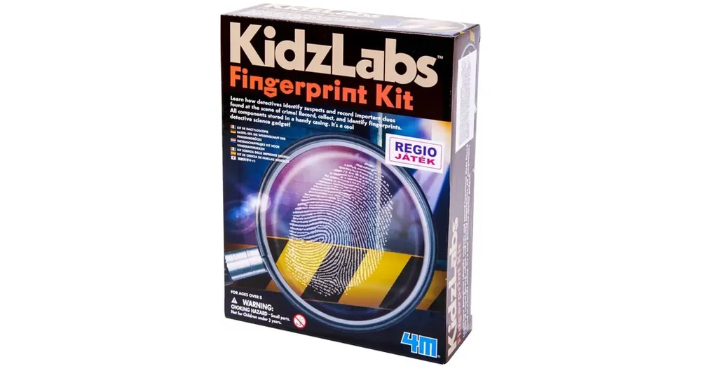 KidzLabs Ujjlenyomat Rögzítő Készlet – Legyél Te is nyomozó! Szuper ajánlat
