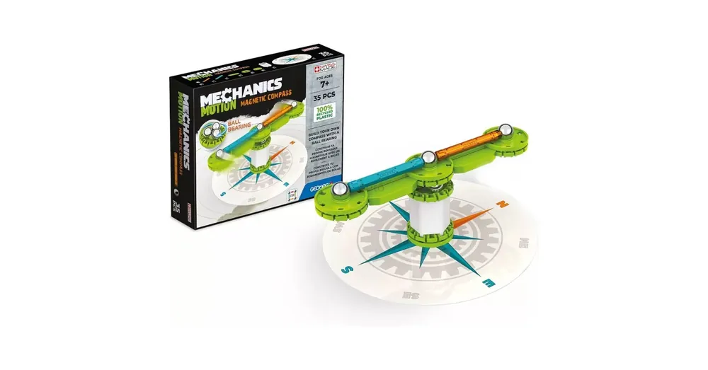 Biztonságos vásárlás Geomag Mechanics Motion Recycled Iránytű 35 db-os készlet