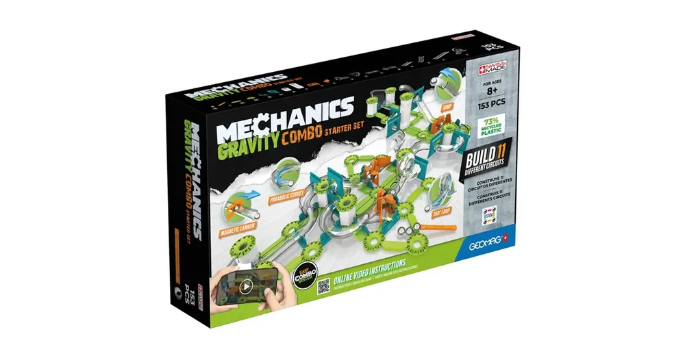 Geomag Mechanics Gravity Recycled Kezdő szett 153 db Legkelendőbb