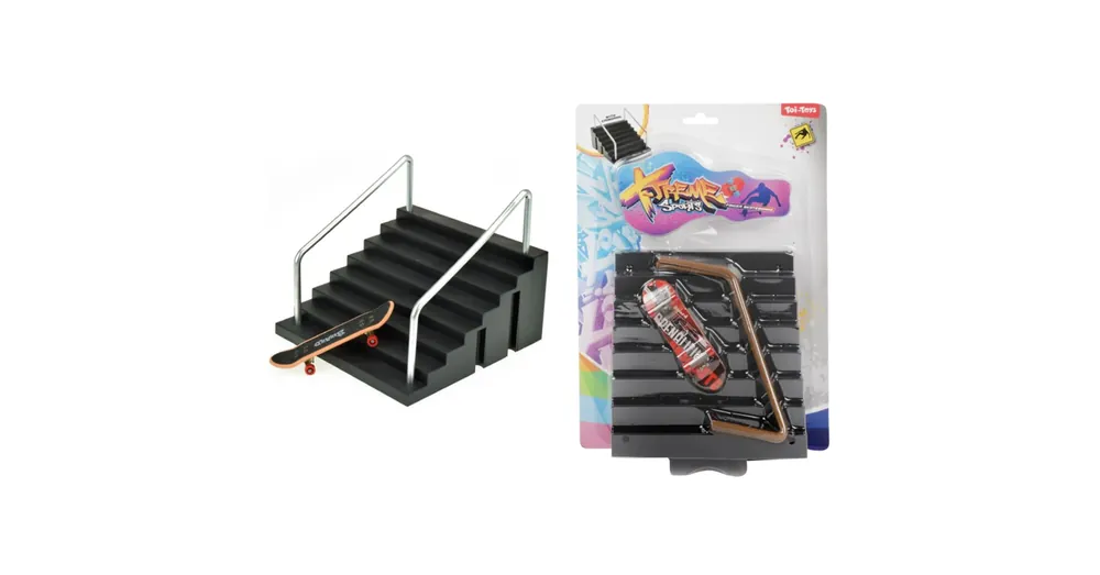 Csak ma X-Treme Fingerboard ujjgördeszka lépcsővel játékszett